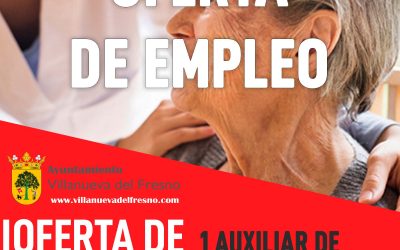 Oferta de empleo | AUXILIAR DE GERIATRÍA